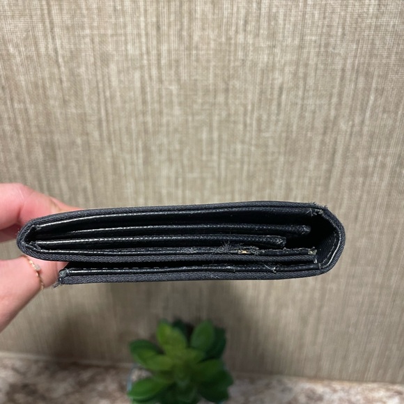 ❌SOLD!❌ PRADA Vintage Tessuto Nero Nylon & Leather Wallet Italy 100% Authentic! - Picture 5 of 16